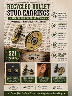 Bullet Jewelry Earrings